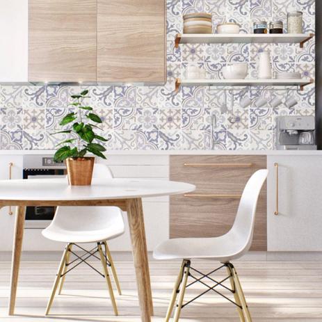 Papel de Parede Adesivo Azulejo Retro 044 3,0 mt A x 48 cm L - Stickdecor Menor preço em Papel de Parede Adesivo Azulejo Retro 044 3,0 mt A x 48 cm L - Stickdecor