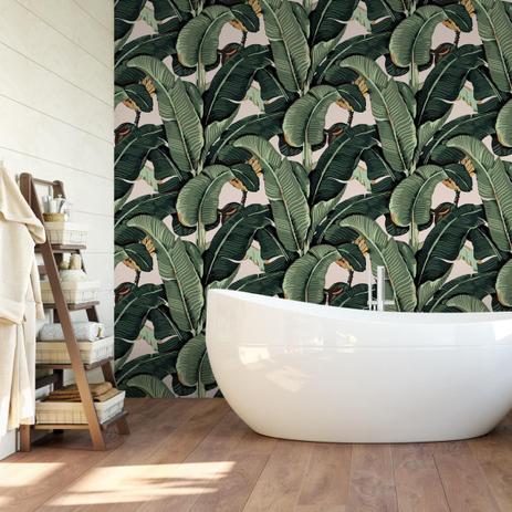 Papel de Parede Adesivo Bananeira Beverly Hills 3,0 mt A x 48 cm L - Stickdecor é ruim? Papel de Parede Adesivo Bananeira Beverly Hills 3,0 mt A x 48 cm L - Stickdecor é boa?