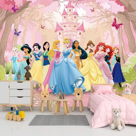 Papel de Parede Adesivo, Infantil Princesas Disney 1X1 - Final Decor Menor preço em Papel de Parede Adesivo, Infantil Princesas Disney 1X1 - Final Decor