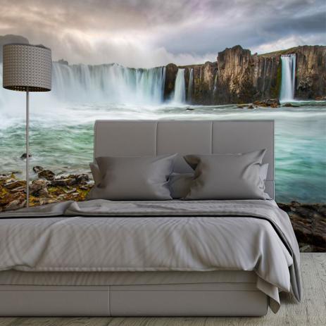 Papel De Parede Adesivo Personalizado Cachoeiras Aguas Quedas Dagua Paisagem Final Decor