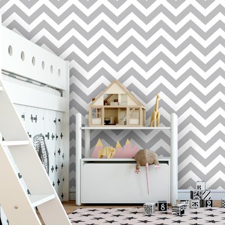 Papel de Parede Adesivo Rolo 0,58x3,00M Chevron Cinza Zig Zag 15252 - Papel na parede é ruim? Papel de Parede Adesivo Rolo 0,58x3,00M Chevron Cinza Zig Zag 15252 - Papel na parede é boa?