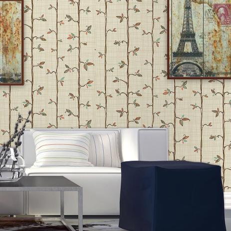 Papel de Parede Adesivo Rolo 0,58x3,00M Floral 136380026 - Papel na parede - 4724 é boa?