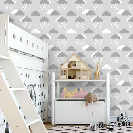 Papel de Parede Adesivo Rolo 0,58x3,00M nuvens 120837328 - Papel na parede - 4724 é boa?