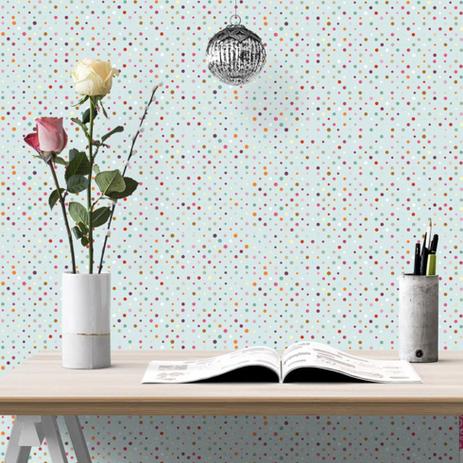 Papel de Parede Adesivo Rolo 0,58x3,00M Poá 210207 - Papel na parede - 4724 é boa?