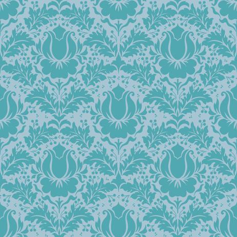 Papel De Parede Arabesco Floral Tons De Verde Fundo Azul Auto Adesivo Rolo Com 150X50cm - Sunset adesivos Menor preço em Papel De Parede Arabesco Floral Tons De Verde Fundo Azul Auto Adesivo Rolo Com 150X50cm - Sunset adesivos