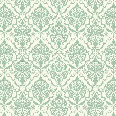 Papel De Parede Arabesco Menta Fundo Branco Auto Adesivo Rolo Com 150X50cm - Sunset adesivos é boa?