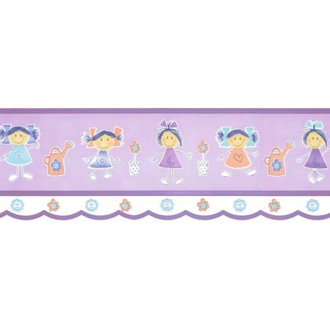 Papel De Parede Border Figuras Lilás Meninas 8525 Bobinex é ruim? Papel De Parede Border Figuras Lilás Meninas 8525 Bobinex é boa?