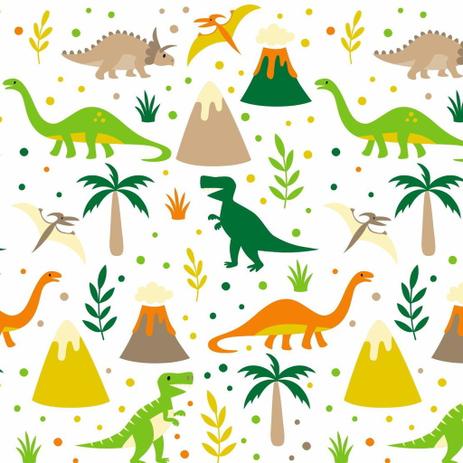 Papel de Parede Infantil Dinossauro Baby 2 2,70x0,57m