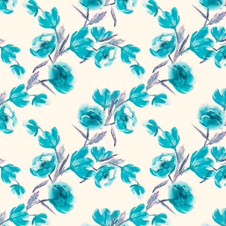 Papel de Parede Floral Flores Azul Adesivo Lavável - N4543 - Lar adesivos Menor preço em Papel de Parede Floral Flores Azul Adesivo Lavável - N4543 - Lar adesivos