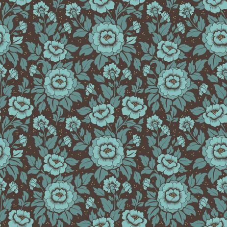 Papel De Parede Flores Tons De Azul Fundo Marrom Auto Adesivo Rolo Com 150X50cm - Sunset adesivos Menor preço em Papel De Parede Flores Tons De Azul Fundo Marrom Auto Adesivo Rolo Com 150X50cm - Sunset adesivos