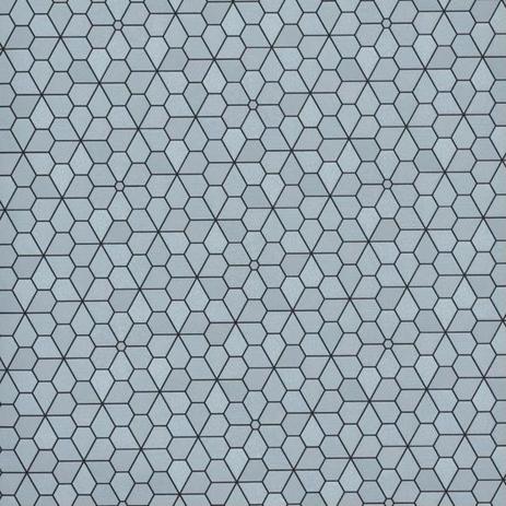 Papel de Parede Importado Vinílico Geométrico Colméia Cinza e Preto - Ideale papéis Menor preço em Papel de Parede Importado Vinílico Geométrico Colméia Cinza e Preto - Ideale papéis