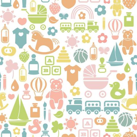 Papel De Parede Infantil Brinquedos 300 x 59cm - X4adesivos é boa?