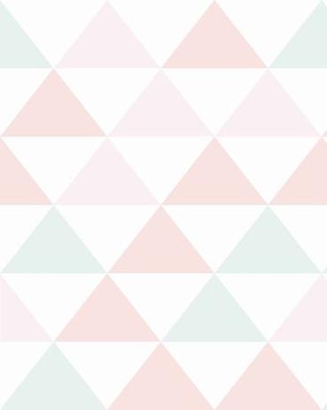 Papel De Parede Triangulos Grandes Geometrico Tons Pasteis Seller Mix Papel De Parede Magazine Luiza