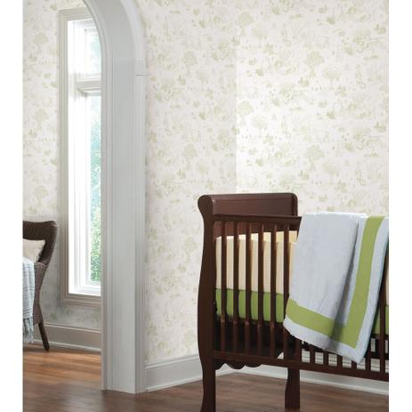 Papel De Parede Ursinho Pooh E Amigos Verde Disney York Papel De
