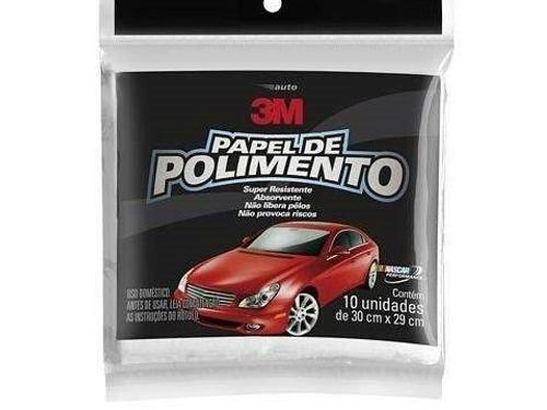 Papel De Polimento 3m com 10 unidades. Menor preço em Papel De Polimento 3m com 10 unidades.