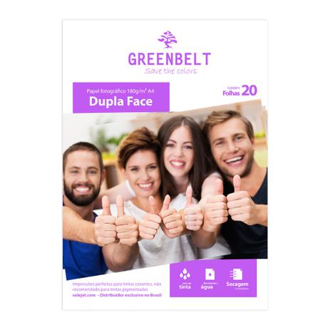 Papel Fotográfico Dupla Face 180g 20 folhas - Greenbelt é boa?