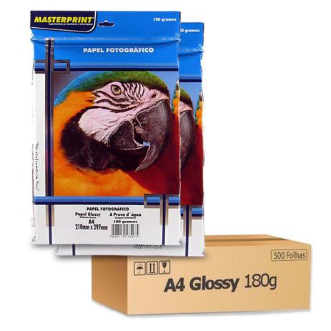 Papel Fotográfico Glossy Masterprint A4 180 Gramas 500 Folha é boa?