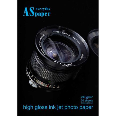 Papel Fotografico INKJET A4 HIGH GLOSSY Everyday 240G - Usa folien Menor preço em Papel Fotografico INKJET A4 HIGH GLOSSY Everyday 240G - Usa folien