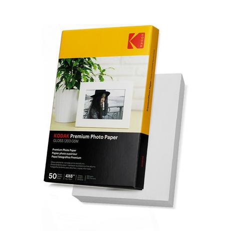 Papel Fotográfico Kodak Premium 200g Gloss 10x15 50 Folhas - CGP200 / 481151 - 10x15 Menor preço em Papel Fotográfico Kodak Premium 200g Gloss 10x15 50 Folhas - CGP200 / 481151 - 10x15