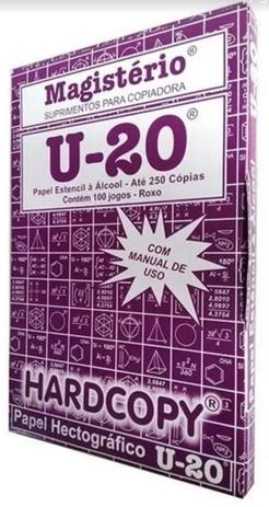 Papel hectográfico roxo tatoo u20 c/ 100 fls - HARDCOPY Menor preço em Papel hectográfico roxo tatoo u20 c/ 100 fls - HARDCOPY