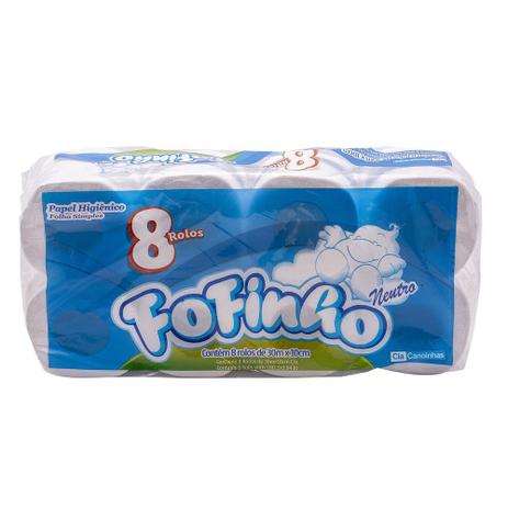 Papel Higienico Fofinho Fs 30m 8rl Menor preço em Papel Higienico Fofinho Fs 30m 8rl