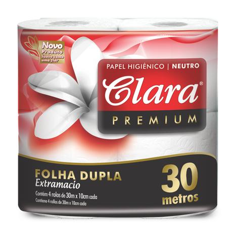 Papel Higiênico Folha Dupla Neutro Fardo 64 Rolos 30m - Claramax Menor preço em Papel Higiênico Folha Dupla Neutro Fardo 64 Rolos 30m - Claramax