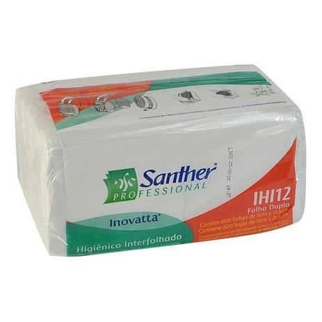 Papel Higiênico Inovatta Santher Intercalado Folha Dupla - Cx. c/ 12.000 Unidades Menor preço em Papel Higiênico Inovatta Santher Intercalado Folha Dupla - Cx. c/ 12.000 Unidades