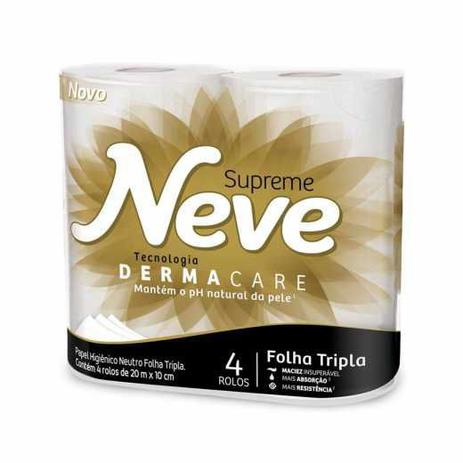 Papel Higiênico Neutro Folha Tripla Neve 4 Unidades é boa?