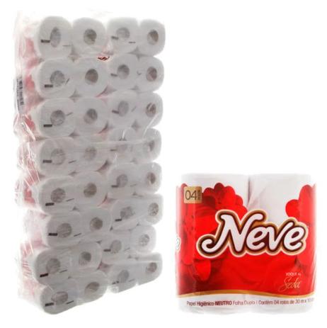 Papel Higiênico Neve Folha Dupla Neutro Fardo com 64 Rolos é boa?