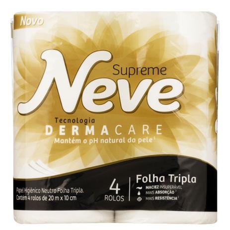 Papel Higiênico Neve Supreme Folha Tripla 4 Und é boa?