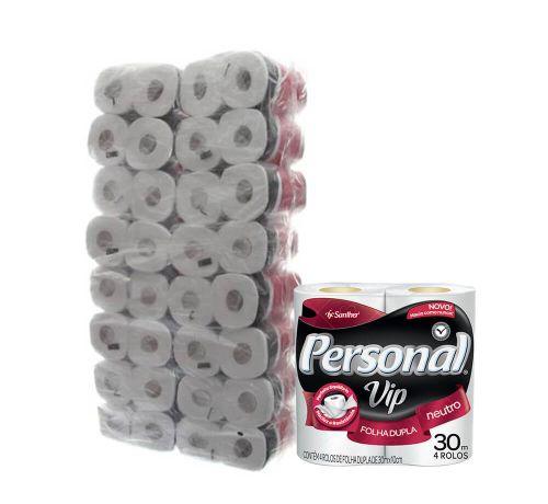 Papel Higiênico Personal Vip Folha Dupla - Fardo c/ 64 Rolos Menor preço em Papel Higiênico Personal Vip Folha Dupla - Fardo c/ 64 Rolos