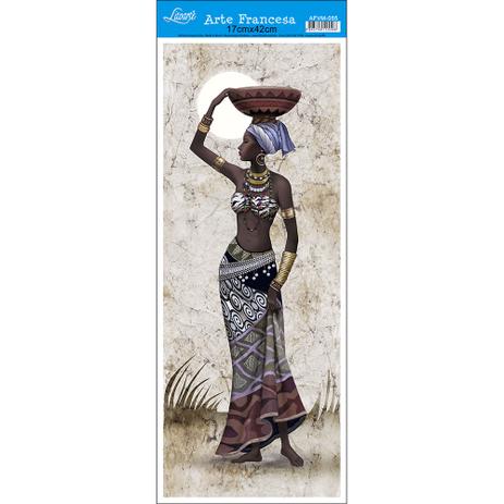 Papel para Arte Francesa Litoarte 17 x 42 cm - Modelo AFVM-055 Angola Pote/Cabeça Menor preço em Papel para Arte Francesa Litoarte 17 x 42 cm - Modelo AFVM-055 Angola Pote/Cabeça