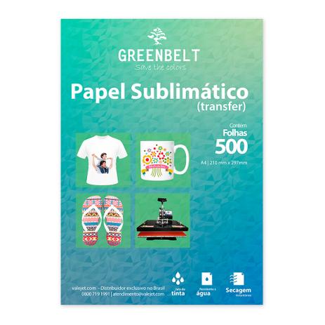 Papel para Sublimação R90 A4 110g - Pacote com 500 folhas Greenbelt é boa?