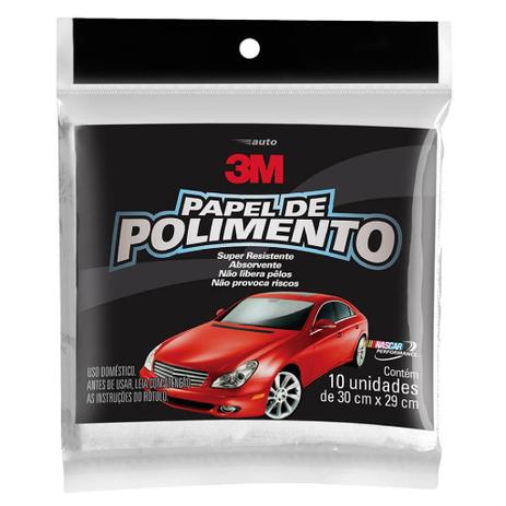 Papel Polimento Autom. C/10Pçs 4128193 3M Menor preço em Papel Polimento Autom. C/10Pçs 4128193 3M