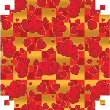 Papel Presente Bobina Couche 40CM.MOD 235 Coracao VM/OURO - V.m.p. Menor preço em Papel Presente Bobina Couche 40CM.MOD 235 Coracao VM/OURO - V.m.p.