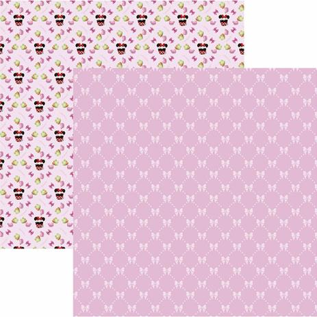 Papel Scrapbook Dupla Face 30,5x30,5cm Hora do Chá com a Minnie 1 Estampado SDFD-129 - Toke e Crie Menor preço em Papel Scrapbook Dupla Face 30,5x30,5cm Hora do Chá com a Minnie 1 Estampado SDFD-129 - Toke e Crie