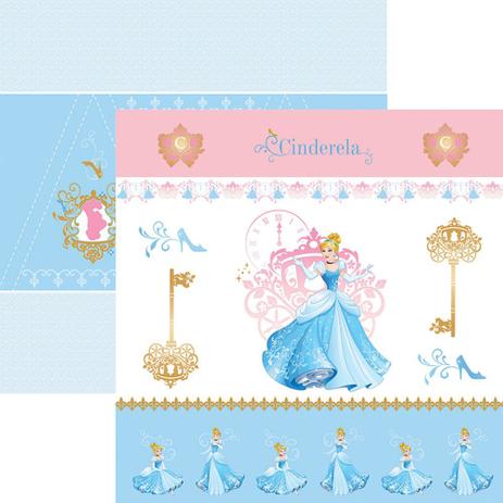 Papel ScrapFesta Disney Princesa Cinderela Cenário e Bandeirolas SDFD070 - Toke e Crie Menor preço em Papel ScrapFesta Disney Princesa Cinderela Cenário e Bandeirolas SDFD070 - Toke e Crie