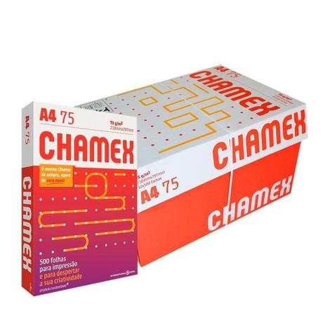 Papel Sulfite A4 75g Chamex A4 CX 10 - Ipaper Menor preço em Papel Sulfite A4 75g Chamex A4 CX 10 - Ipaper