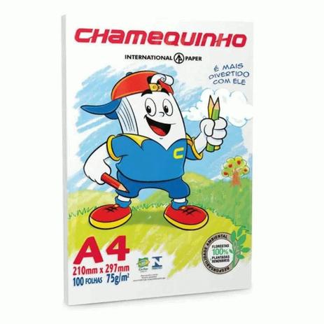 Papel Sulfite A4 Branco 100Fls Chamequinho - Chamex Menor preço em Papel Sulfite A4 Branco 100Fls Chamequinho - Chamex
