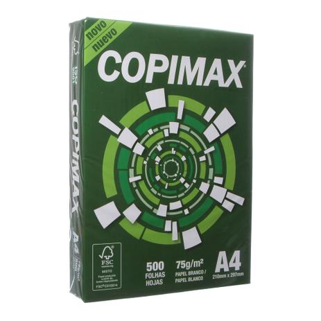 Papel Sulfite A4 Branco Copimax com 500 Folhas Report Menor preço em Papel Sulfite A4 Branco Copimax com 500 Folhas Report