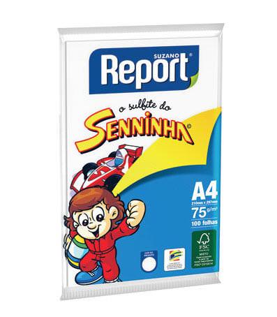 Papel Sulfite Seninha Report A4 100 folhas Menor preço em Papel Sulfite Seninha Report A4 100 folhas