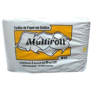 Papel Toalha Bobina Branco 20 cm x 100 m BS c/ 8 Rolos - Bs multiroll Menor preço em Papel Toalha Bobina Branco 20 cm x 100 m BS c/ 8 Rolos - Bs multiroll