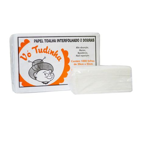 Papel Toalha Interfolha 100 Celulose c/1000 - Vo Tudinha - Vó tudinha é boa?