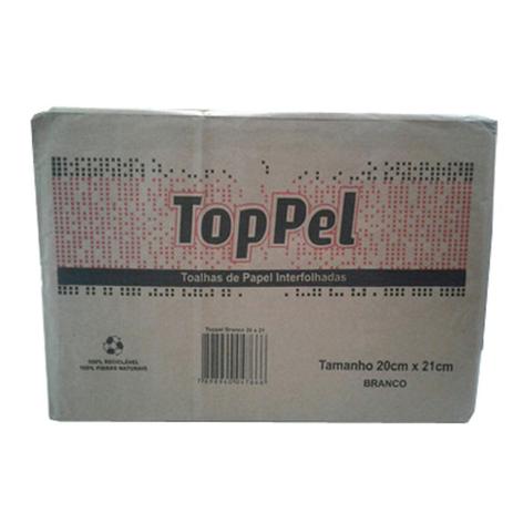 Papel Toalha Interfolha Branco Pacote C/1000 Folha 22,5x21cm - Toppel Menor preço em Papel Toalha Interfolha Branco Pacote C/1000 Folha 22,5x21cm - Toppel