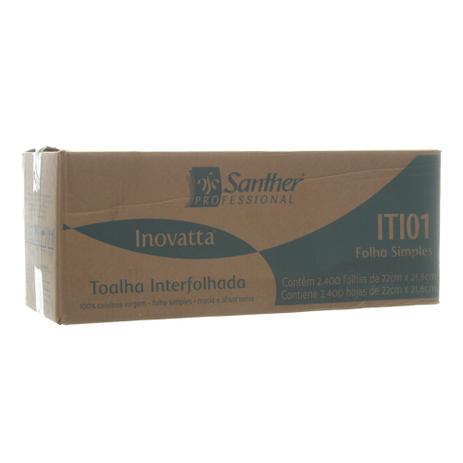 Papel Toalha Interfolhado 100 Celulose Folha Simples Caixa 2400 Folhas Inovatta - Ideatex Menor preço em Papel Toalha Interfolhado 100 Celulose Folha Simples Caixa 2400 Folhas Inovatta - Ideatex