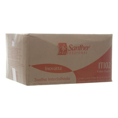 Papel Toalha Interfolhado Folha Dupla 22cm Caixa com 2400 Folhas Inovatta Menor preço em Papel Toalha Interfolhado Folha Dupla 22cm Caixa com 2400 Folhas Inovatta