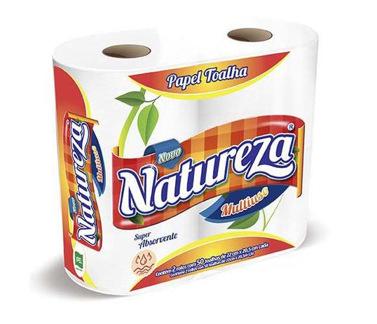 Papel Toalha Multiuso c/ 2 rolos - Natureza Menor preço em Papel Toalha Multiuso c/ 2 rolos - Natureza