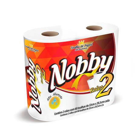 Papel Toalha Nobby folha dupla embalagem c/ 2 rolos Menor preço em Papel Toalha Nobby folha dupla embalagem c/ 2 rolos