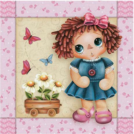 Papel Transfer 30x30 Boneca de Pano PT30-029 - Litoarte é boa?