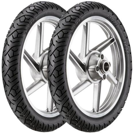 Par 2 Pneus Honda Cg Titan Ybr 90/90-18 St400 Vipal Menor preço em Par 2 Pneus Honda Cg Titan Ybr 90/90-18 St400 Vipal